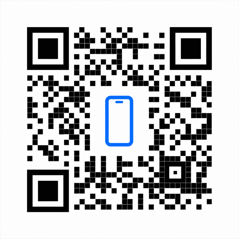 iPhone용 임시 QR 이미지